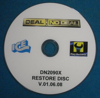 DISC RESTORE DEAL OR NO DEAL [DN2090X] for ICE game(s)