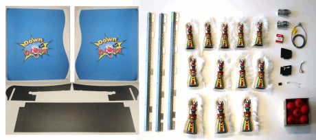DOWN THE CLOWN REFURBISHMENT KIT WITH CLOWNS  (NORMALLY A $2100 VALUE) [BL1000RKBX] for ICE game(s)