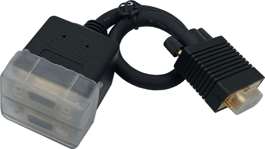 CABLE HD15 VGA TO 2 HD15 VGA [E00613]