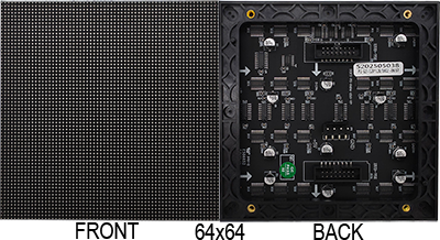 5"X5" LED RGB DOT MATRIX (64X64) [E01758]