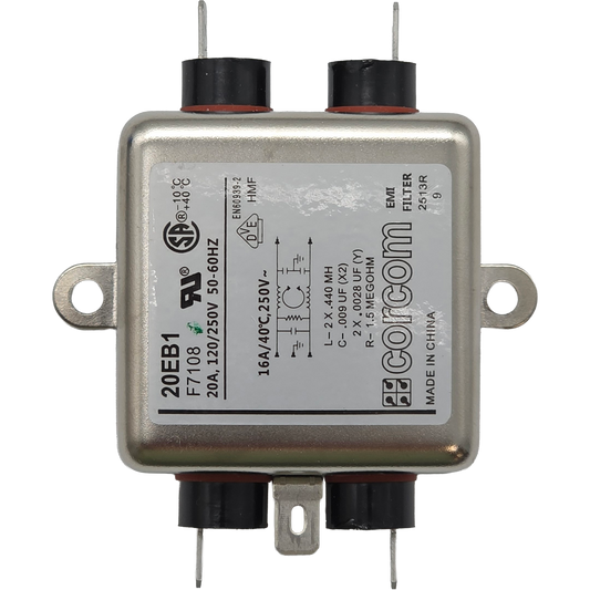 FILTER LINE CORCOM 20EB1-RHS (DIGI CCM1305-ND) 1-6609021-1 [E08608]