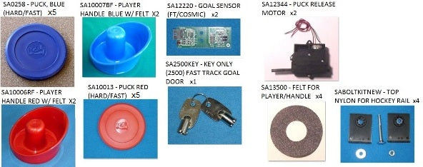 FAST TRACK AIR SPARE PARTS KIT [SAFTAIRSPKX] for ICE game(s)