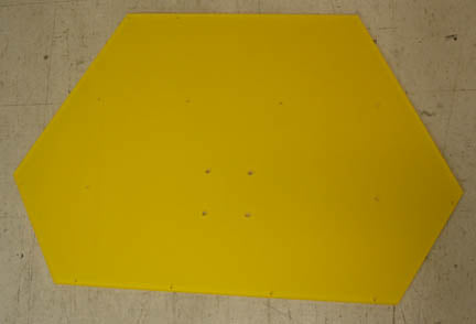 FLOOR YELLOW PLEXI [DN7006] for ICE game(s)