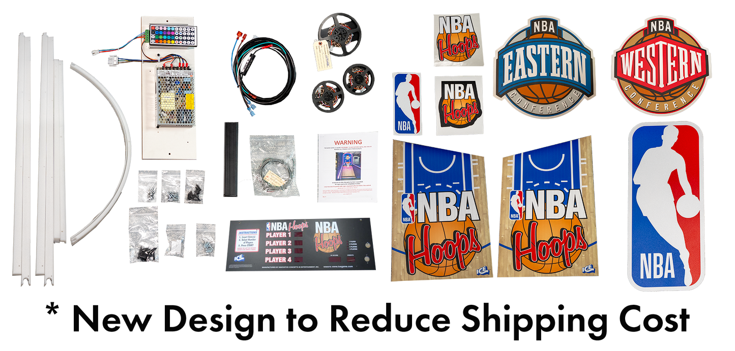 NBA HOOPS GLOW KIT (LEDS & DECALS PRE 2017) [NB1100GLOWX]