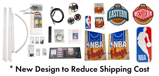 NBA HOOPS GLOW KIT (LEDS & DECALS PRE 2017) [NB1100GLOWX]