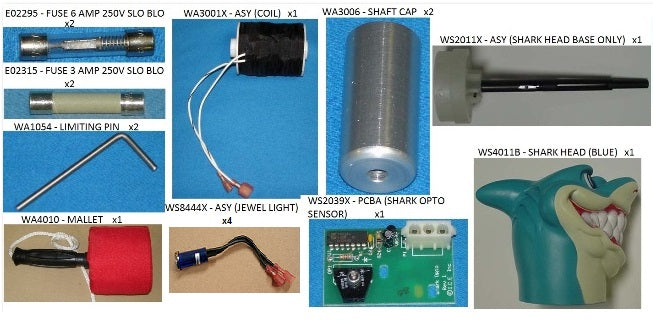 HAMMERHEAD SPARE PARTS KIT [WS1000SPKX] for ICE game(s)