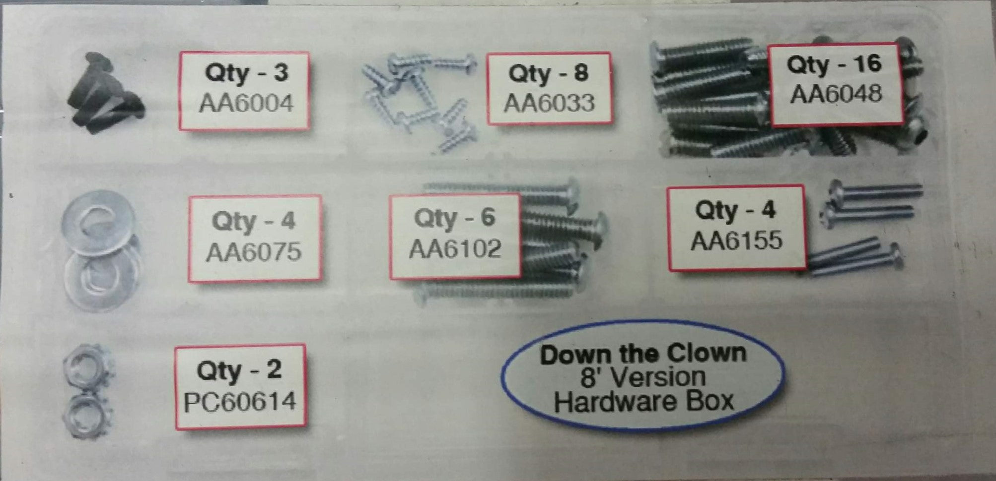 HARDWARE PACKAGE 8 FT VERSION [BL6101X] – ICE Parts Store