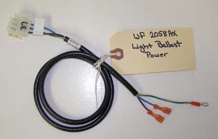 HARNESS (LIGHT BALLAST PWR) [WF2058AX] for ICE game(s)