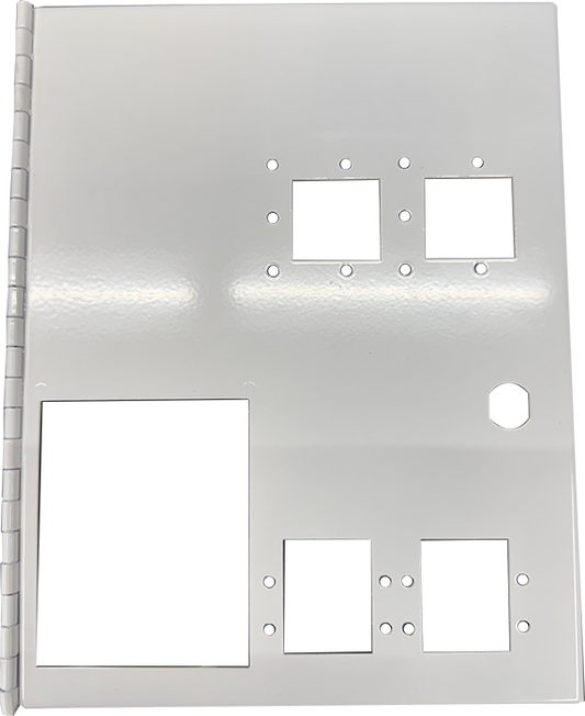 COIN DOOR (DBV W/DUAL MECH) WHITE [HF1006D-P700]