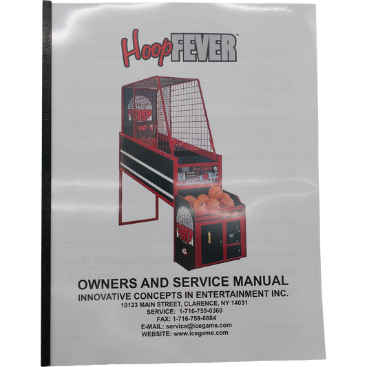 SERVICE MANUAL (HOOP FEVER [HF9001]