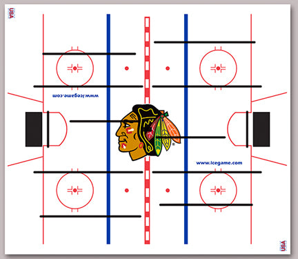 ICE SURFACE ASY (CHICAGO BLACKHAWKS) [SC3025CHIX] for ICE game(s)