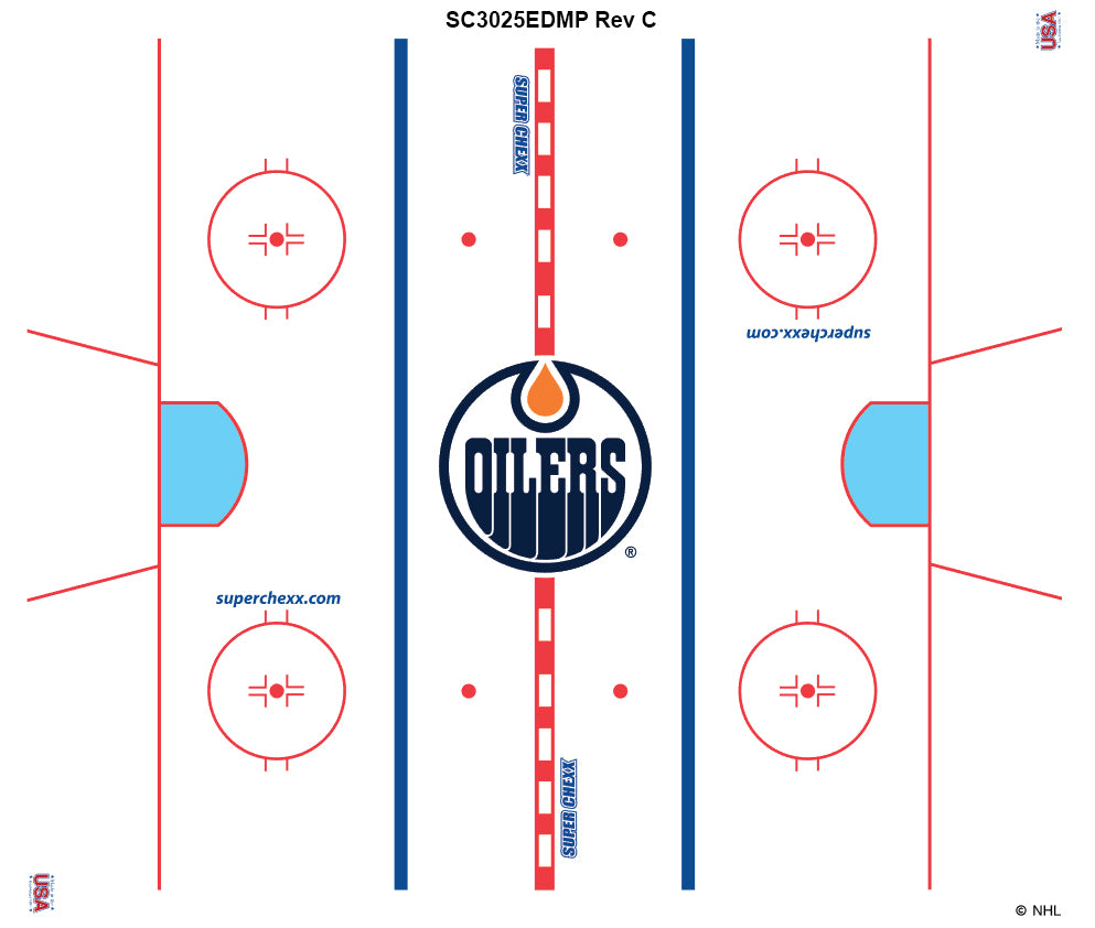 ICE SURFACE ASY (EDMONTON OILERS) [SC3025EDMX] for ICE game(s)