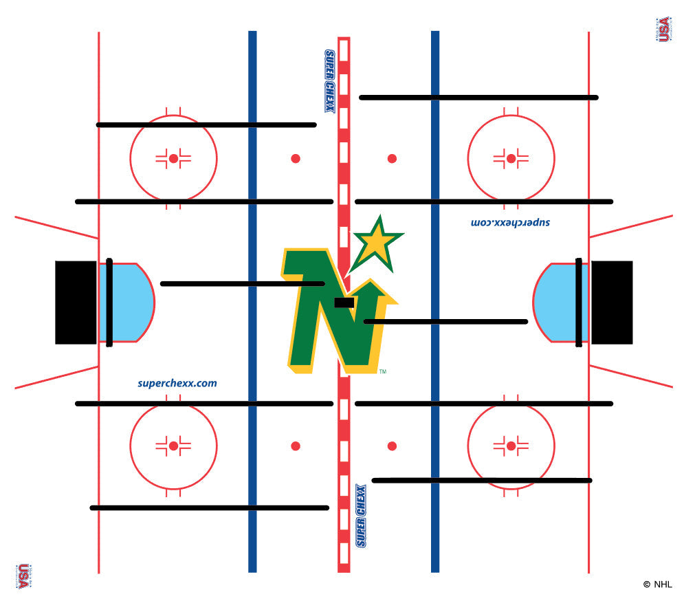 ICE SURFACE ASY (MINNESOTA NORTH STARS) [SC3025MNSX] for ICE game(s)