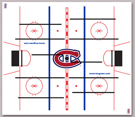 ICE SURFACE ASY (MONTREAL CANADIENS) [SC3025MONX] for ICE game(s)