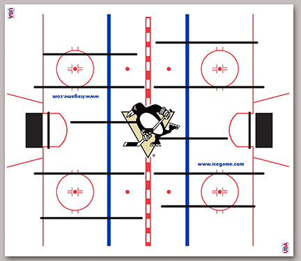ICE SURFACE ASY (PITTSBURGH PENGUINS) [SC3025PITX] for ICE game(s)