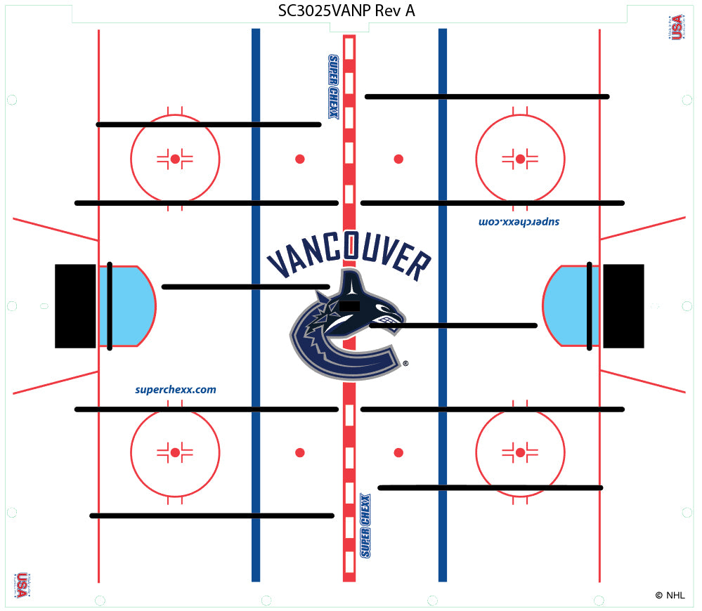 ICE SURFACE ASY (VANCOUVER  CANUCKS) [SC3025VANX] for ICE game(s)