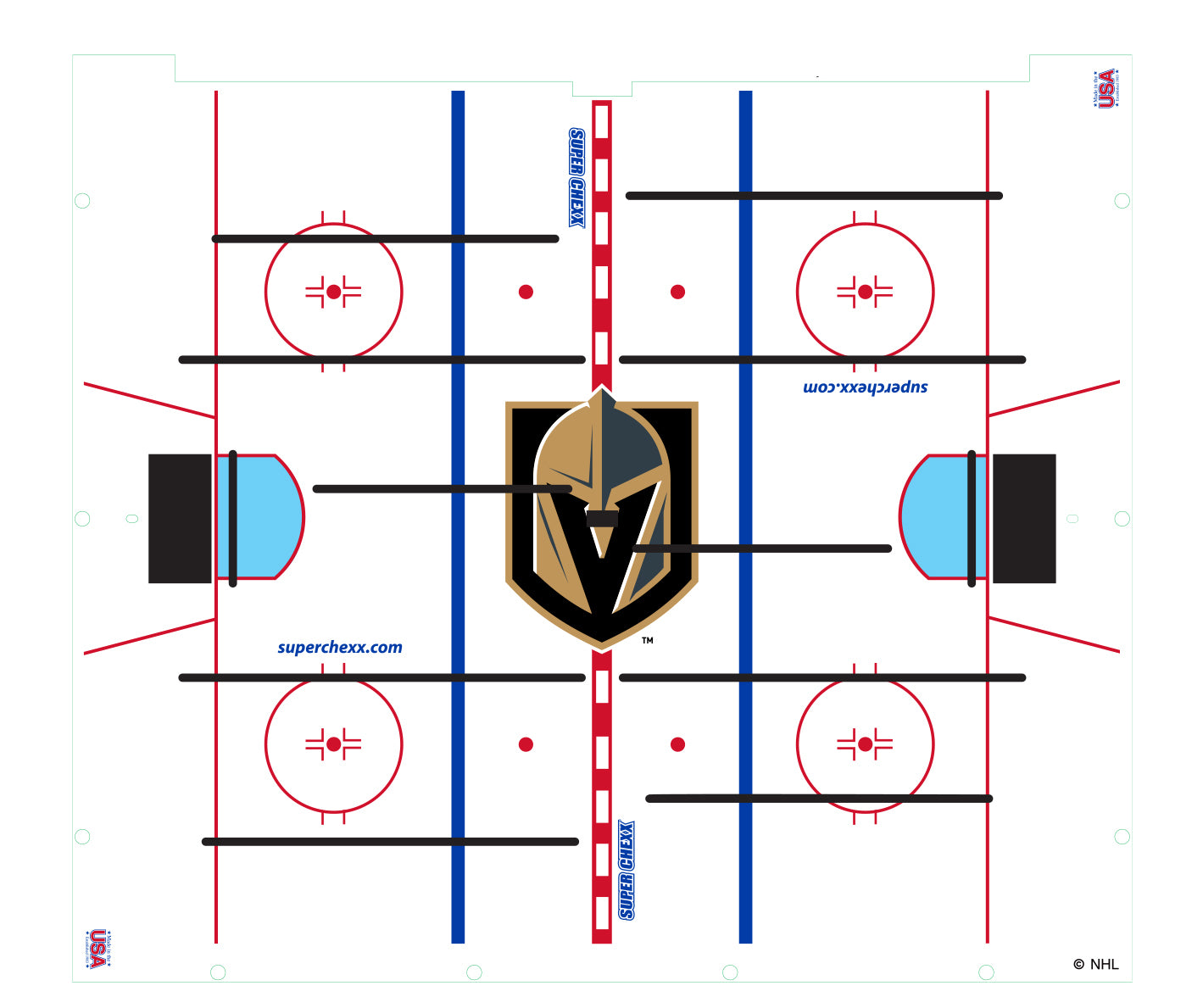 ICE SURFACE ASY (VEGAS KNIGHTS) [SC3025VGKX] for ICE game(s)