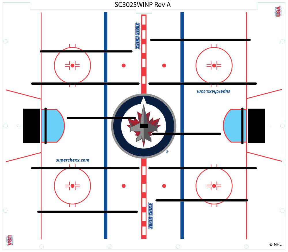 ICE SURFACE ASY (WINNIPEG JETS) [SC3025WINX] for ICE game(s)
