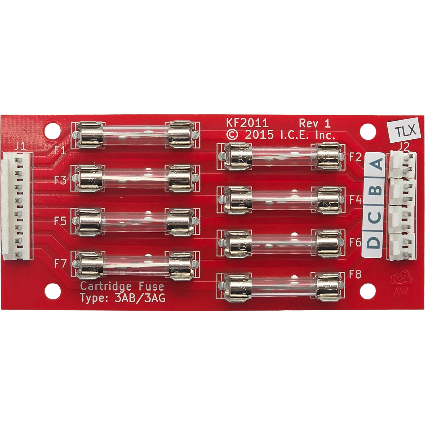 PCBA (FUSE BOARD) 8 X 6 AMP [KF2011TLX]