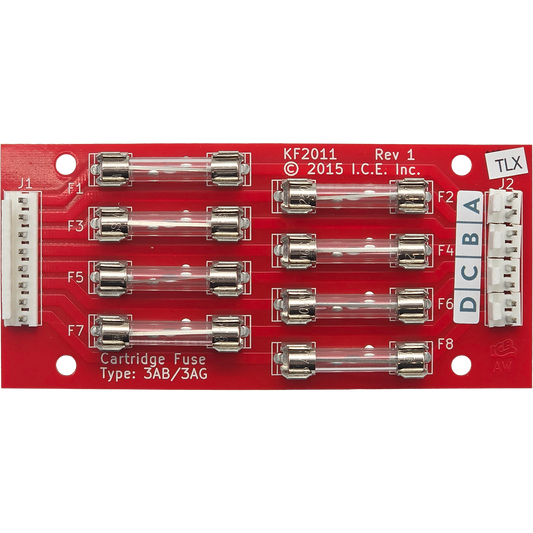 PCBA (FUSE BOARD) 8 X 6 AMP [KF2011TLX]