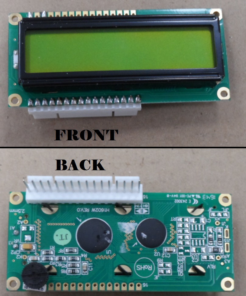 LCD MOD CHAR 2X16 W/ HEADER [E01448X] for ICE game(s)