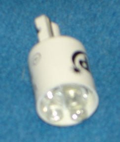 LED T3 1/4 WEDGE BASE 12VDC 3 CHIP WHITE (ROHS) [E00049] for ICE game(s)