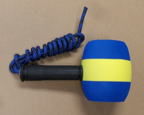 MALLET W/ROPE (BLUE/YELLOW) [IA4010] for ICE game(s)