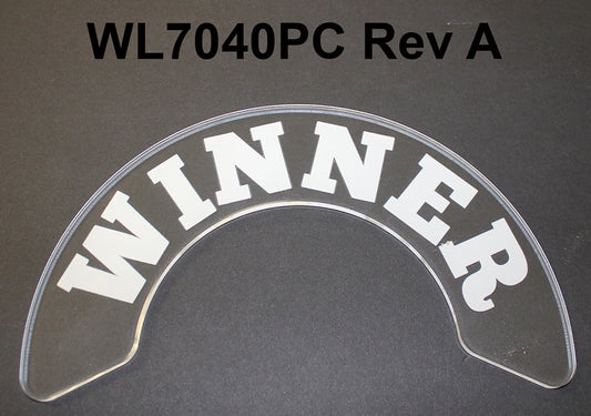 MARQUEE WINNER PLAQUE (MAT/PRINTED) [WL7040] for ICE game(s)