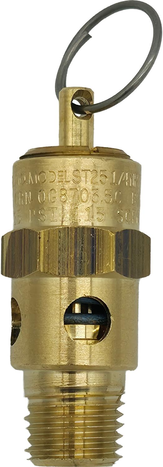 1/4 NPT RELIEF VALVE (125PSI) [MB1054]