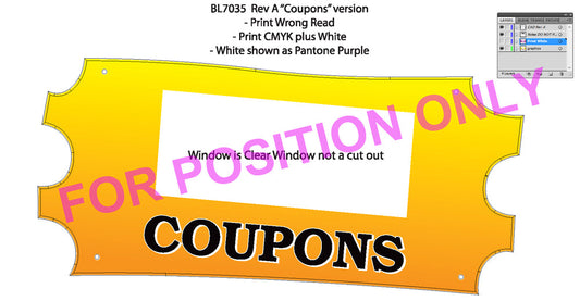 MEGA BONUS MARQUEE COUPONS W/ RED FILTER [BL7035] for ICE game(s)