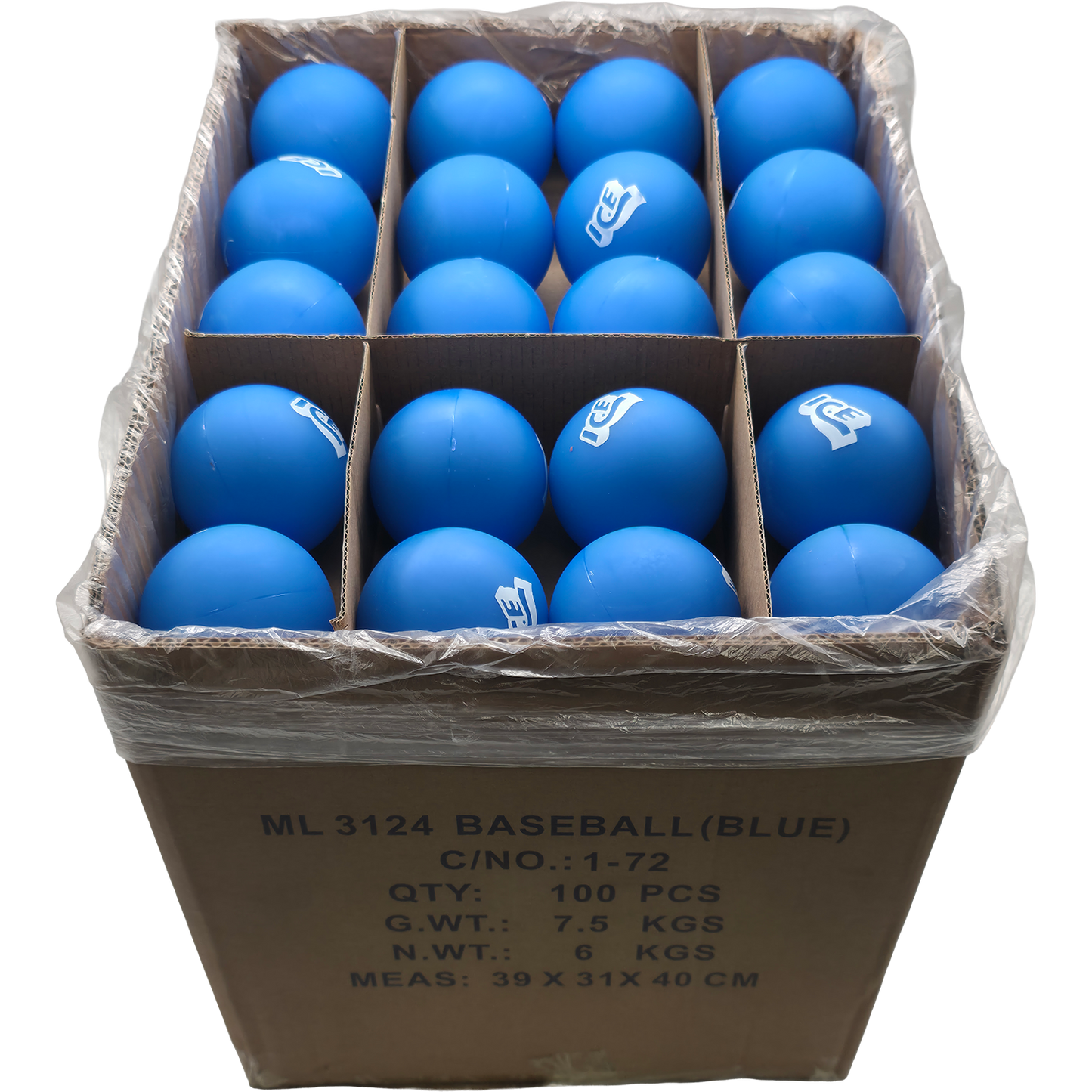 BALL BLUE 2.8" (MED) SNOWBALL TOSS [ML3124]
