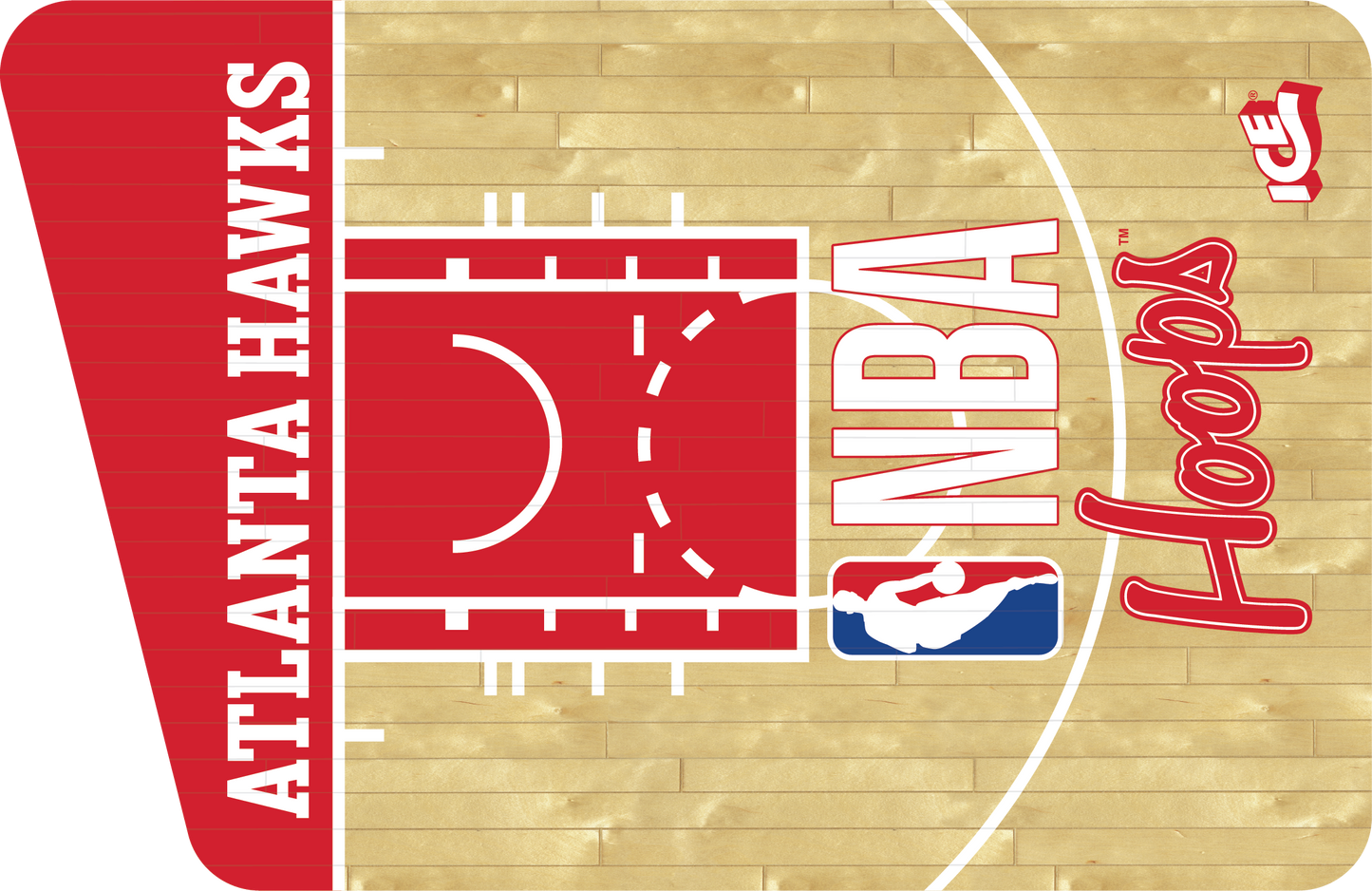 DECAL (FRONT CAB RIGHT) ATLANTA HAWKS [NB7204ATL]