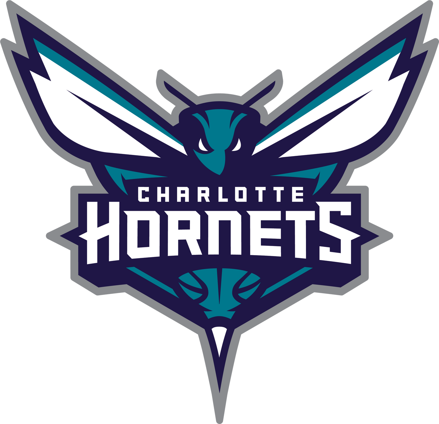 DECAL (REAR CAB SIDE) CHARLOTTE HORNETS [NB7207CHA]