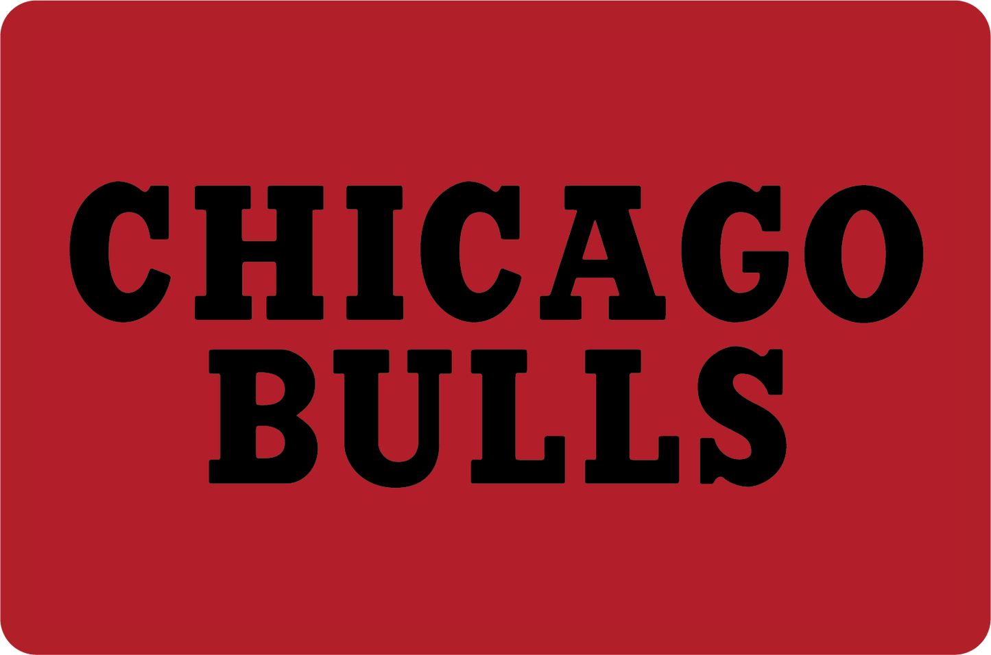 DECAL (BACKBOARD LOWER) CHICAGO BULLS [NB7208CHI]