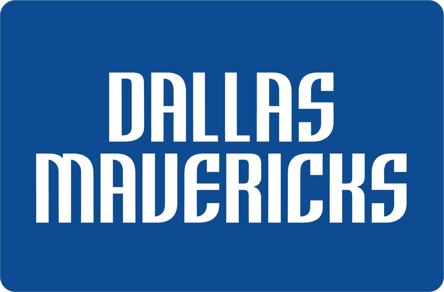 DECAL (BACKBOARD LOWER) DALLAS MAVERICKS [NB7208DAL]