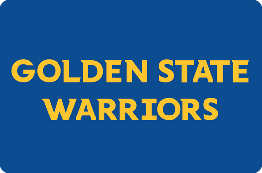 DECAL (BACKBOARD LOWER) GOLDEN STATE WARR [NB7208GST]