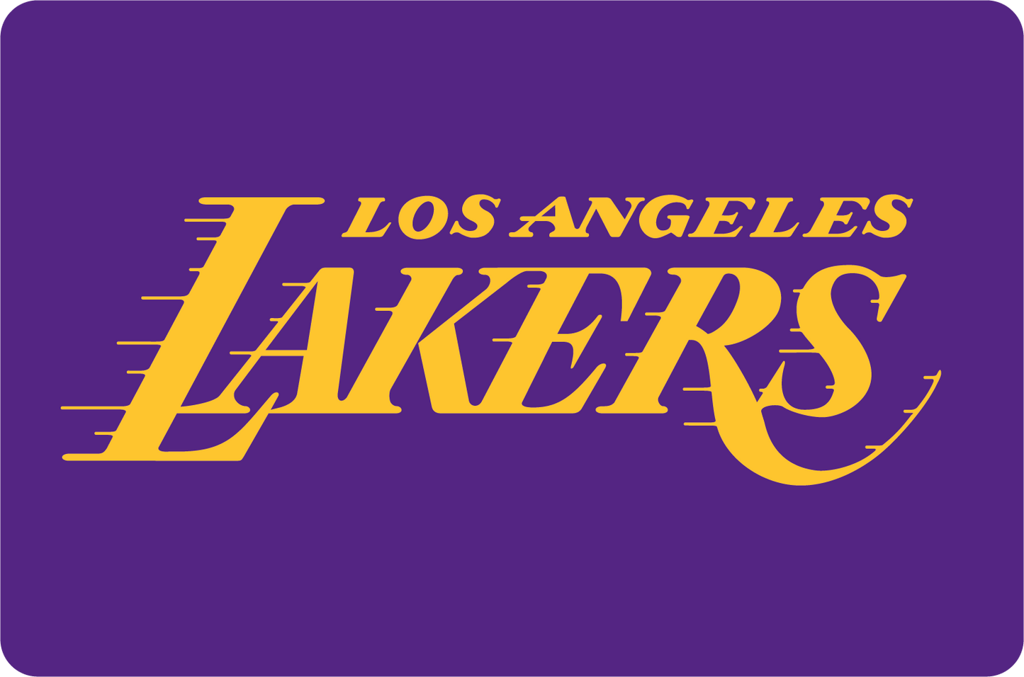 DECAL (BACKBOARD LOWER) LOS ANGELES LAKERS [NB7208LAL]