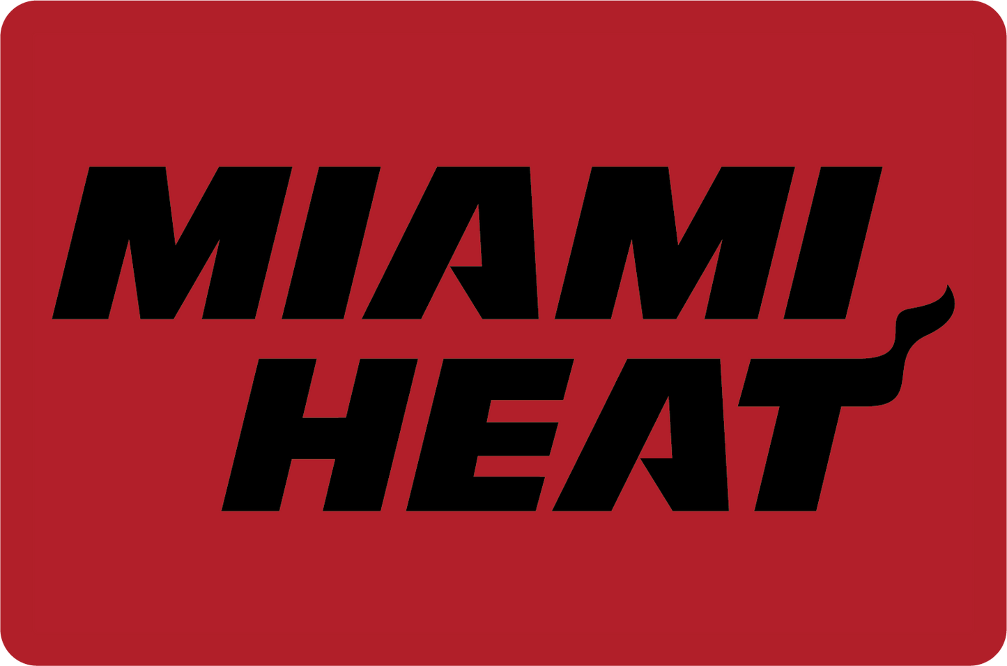 DECAL (BACKBOARD LOWER) MIAMI HEAT [NB7208MIA]