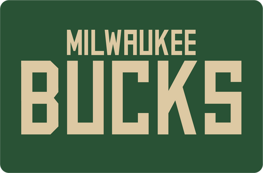 DECAL (BACKBOARD LOWER) MILWAUKEE BUCKS [NB7208MIL]