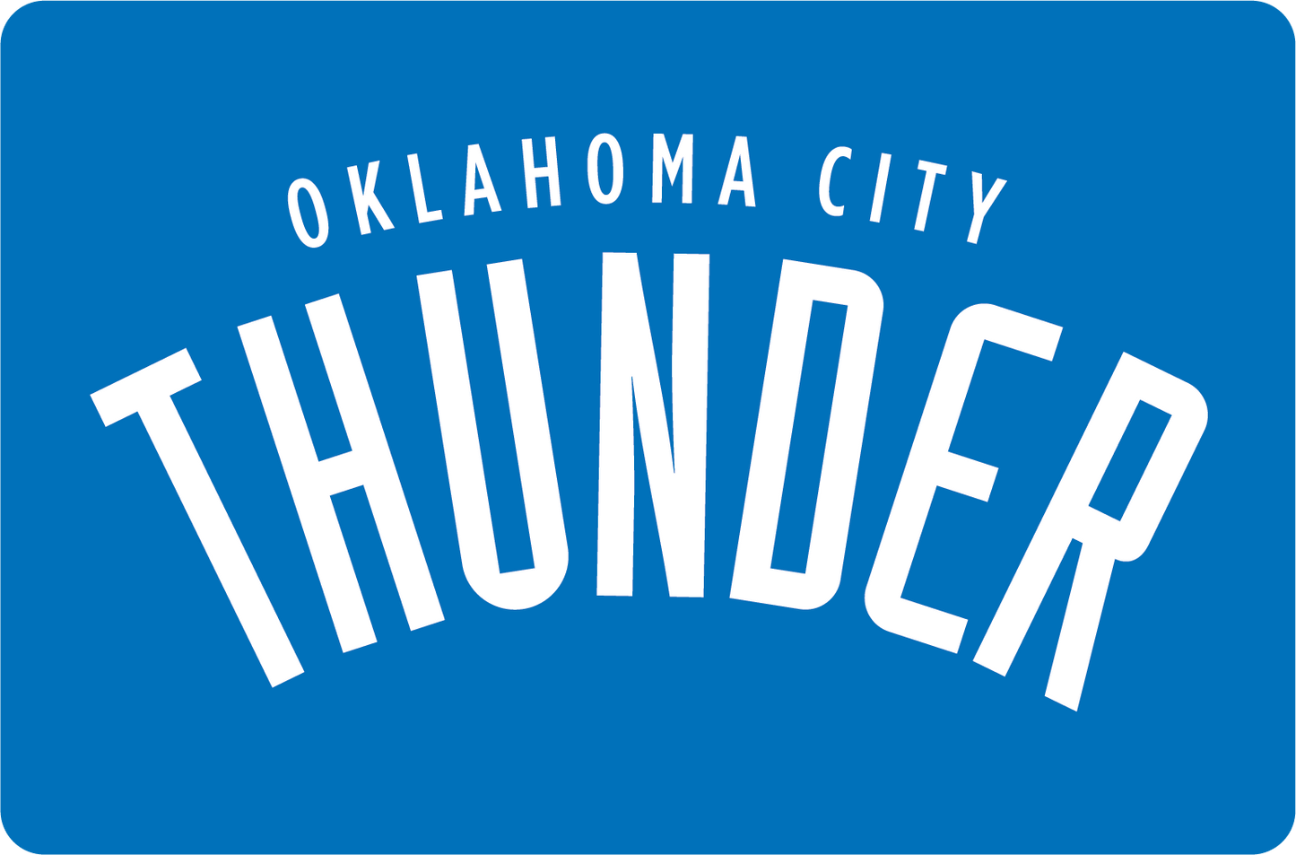 DECAL (BACKBOARD LOWER) OKLAHOMA CITY THU [NB7208OKC]