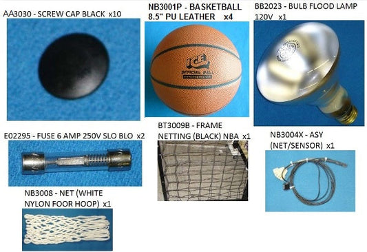 NBA HOOPS SPARE PARTS KIT [NB1100SPKX] for ICE game(s)