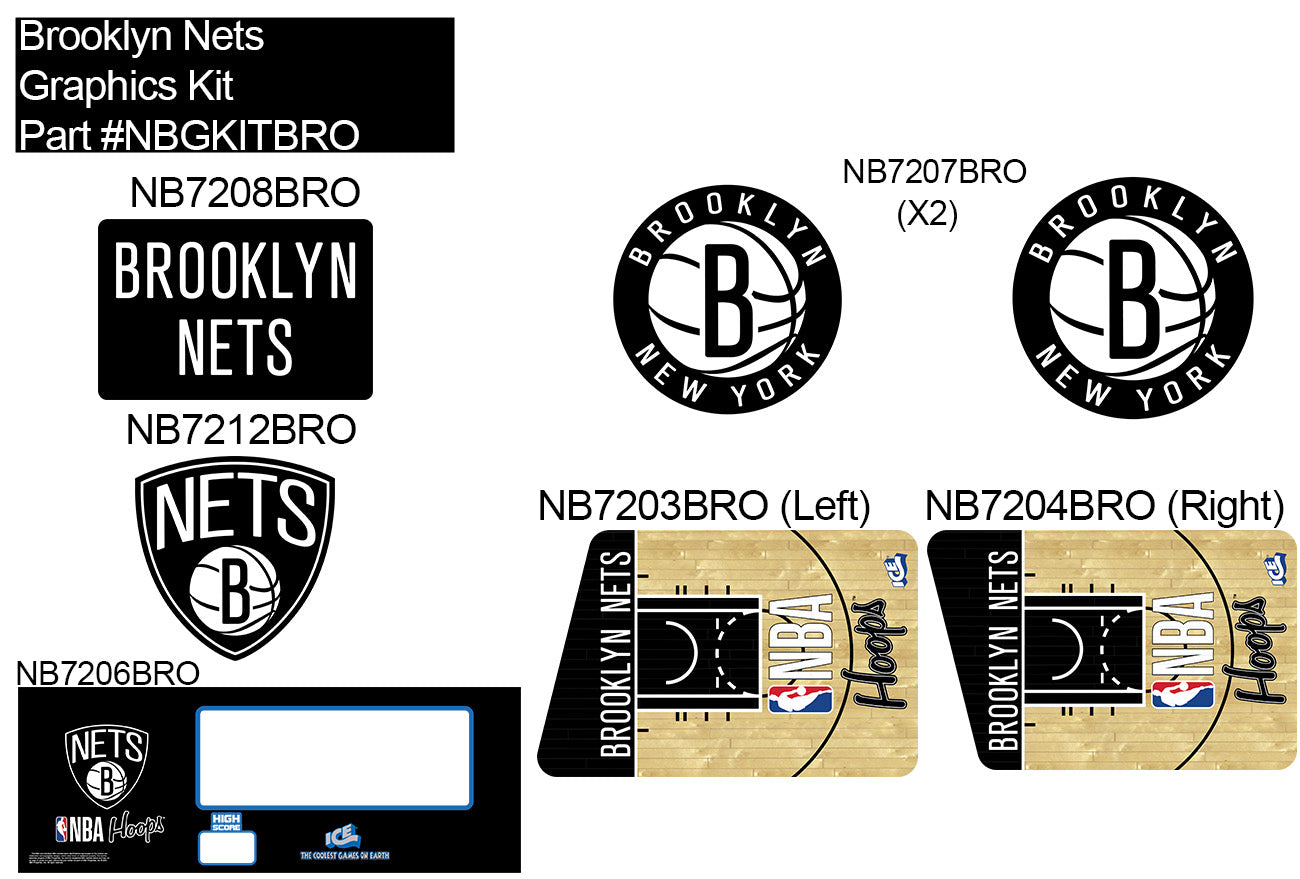 KIT: NB GRAPHICS BROOKLYN NETS [NBGKITBRO]