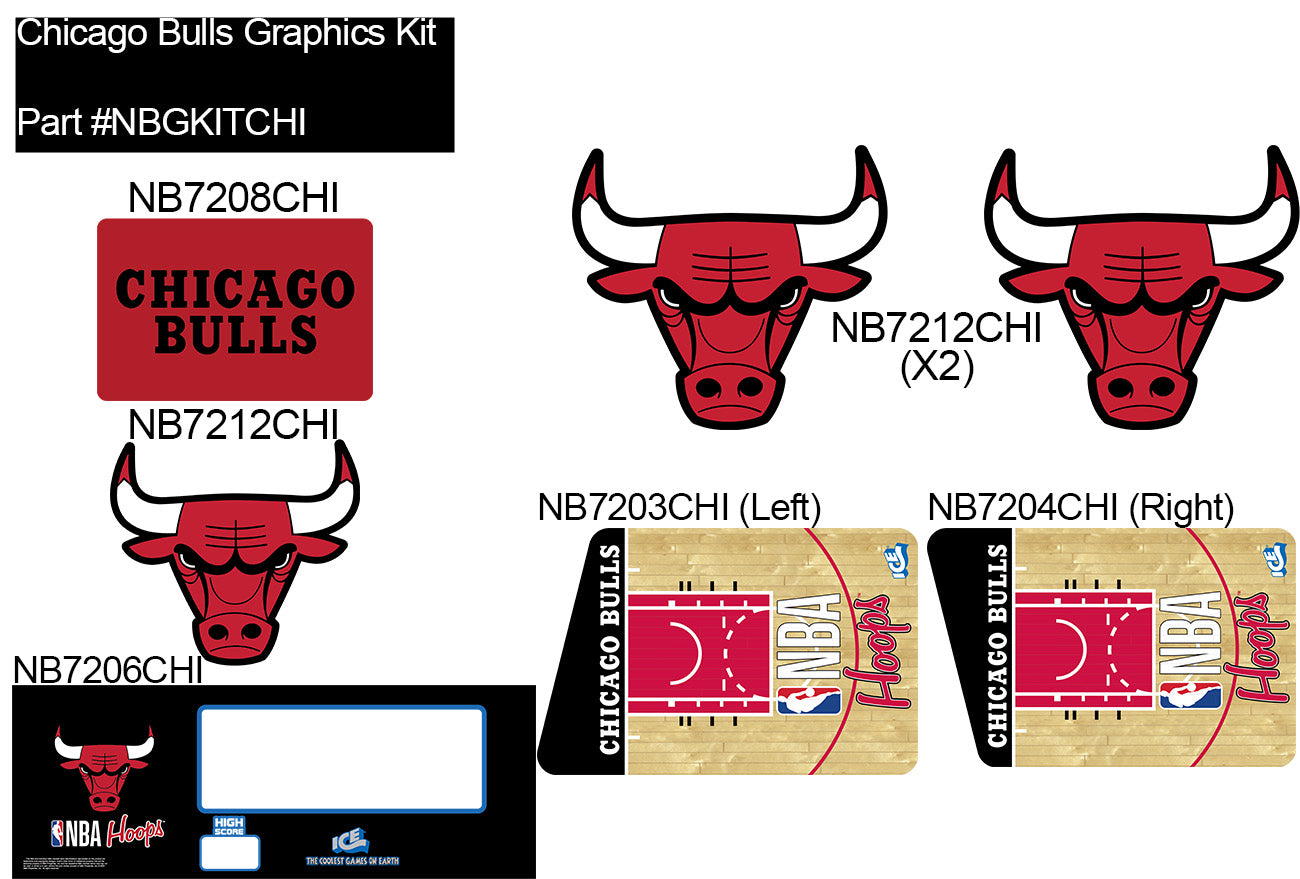 KIT: NB GRAPHICS CHICAGO BULLS [NBGKITCHI]