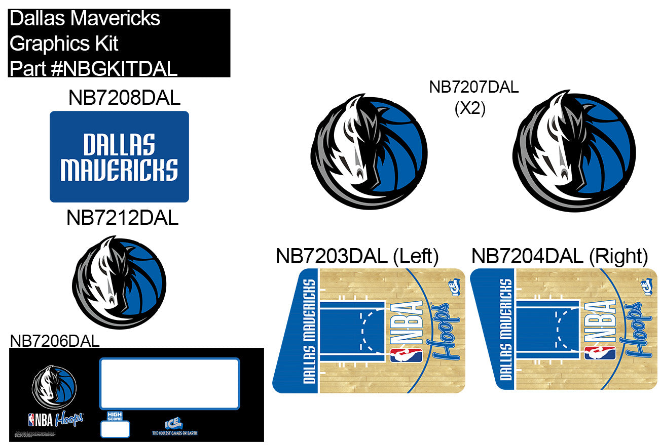 KIT: NB GRAPHICS DALLAS MAVERICKS [NBGKITDAL]