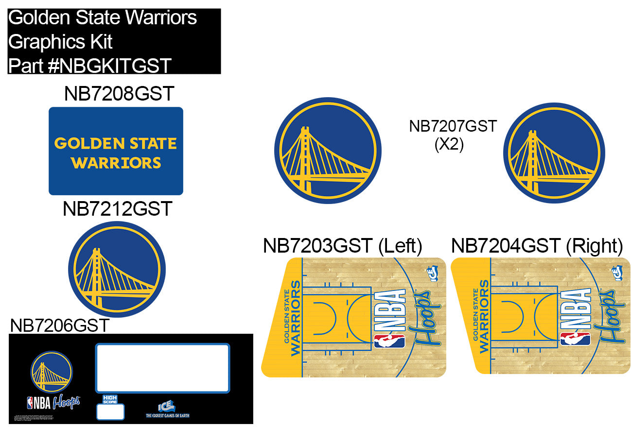 KIT: NB GRAPHICS GOLDEN STATE WARRIORS [NBGKITGST]