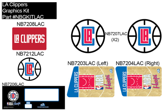 KIT: NB GRAPHICS LOS ANGELES CLIPPERS [NBGKITLAC]