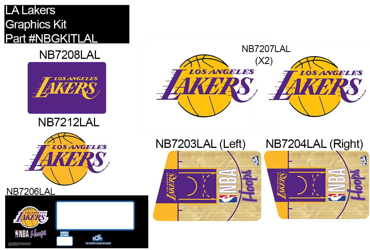 KIT: NB GRAPHICS LOS ANGELES LAKERS [NBGKITLAL]