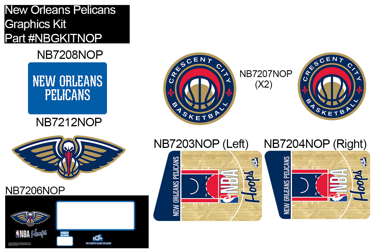 KIT: NB GRAPHICS NEW ORLEANS PELICANS [NBGKITNOP]