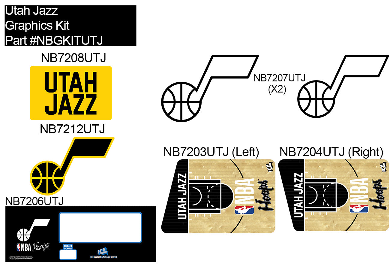 KIT: NB GRAPHICS UTAH JAZZ [NBGKITUTJ]