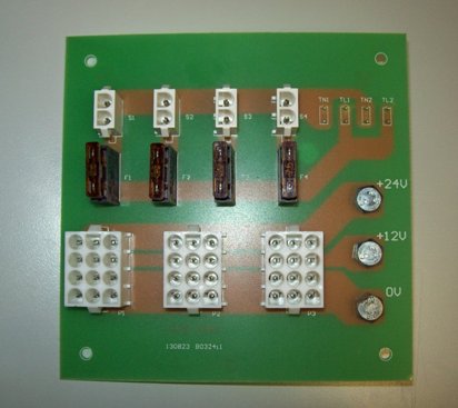 PCB DUAL PSU DIST (WOF 2 PLYR) (B0324 [CR130823] for ICE game(s)